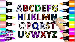 Cocomelon coloring pages are a good way for kids to develop their habit of coloring and painting, introduce them new colors, improve the creativity and motor skills. Learn Alphabet Coloring Page For Kids Toddlers Learn Abc English Youtube