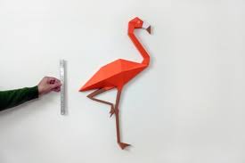 Download Free Svg Diy Fllamingo Wall Art 3d Papercraft Free Svg Cut Files Cricut Explore Silhouette And More