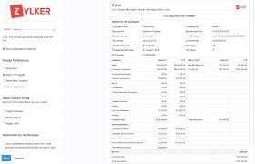Payslip is the note of the amount paid to the employee. Settings Payslip Templates Zoho Payroll