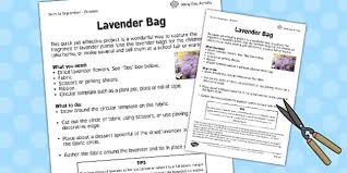 Maybe you would like to learn more about one of these? Lavender Bag Worksheet Teacher Made