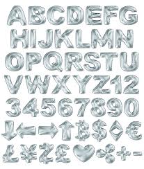 Licensed for personal and commercial use. Buy Silver Balloon Font Font With Noble Balloon Typography Roots Silver Balloon Silver Typography Balloons