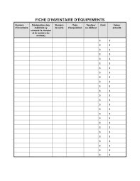 Resultat De Recherche D Images Pour Modele De Feuille D Inventaire Gratuit Legal Forms Word Doc Words