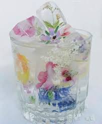 Flores Heladas Floral Ice Cubes Flower Ice Cubes Flower Ice