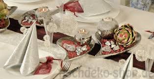Tischdeko Silberhochzeit Silber Bordeaux Tischdekoration Dekoration Silberne Hochzeit