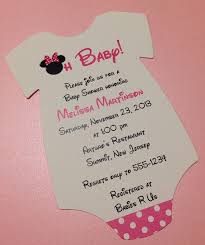 Amazon Com Set Of 10 Pink Minnie Mouse Baby Shower Invitations All Wording Customized For Baby Girl Handmade Products