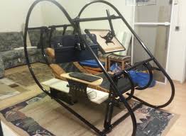 Ergoquest's zero gravity workstation even makes typing with my feet comfortable. Levus Zero Gravity Workstation