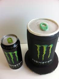 Monster Energy Drink And Cake Replica Monster Energy Cake Monster Energy Drink Birthday Gifts For Boyfriend Diy