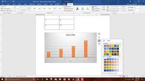 How To Create Graph In Word 2016 - Youtube