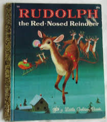 Vintage Christmas Little Golden Book Rudolph The Red Nosed Etsy Little Golden Books Childhood Memories My Childhood Memories