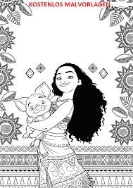 Moana Malvorlagen Vaiana Ausmalbilder Vaiana Disney Farben