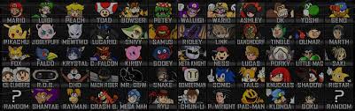 Ultimate characters mario donkey kong link samus dark samus yoshi kirby fox pikachu luigi ness captain falcon jigglypuff peach daisy bowser ice climbers. Super Smash Bros Crusade Receives Major Update Smashboards