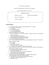 Xi (25 mei 2015) tempat: Uas Sejarah Peminatan Kelas Xi