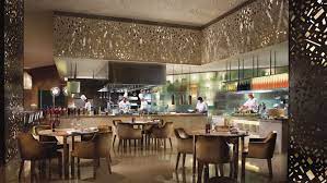 Soffit Divides Kitchen Area Open Kitchen Restaurant Cafe Interior Design Cafe Interior