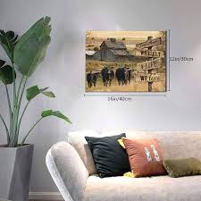 It has an unskilled folk art style and. Buy Farmhouse Wall Art Rustic Cow Wall Decor Canvas Family Country Themed Painting Giclee Matte Prints Home Decor For Bedroom Living Room Bathroom Kitchen 12x16 Inch Online In Indonesia B08mprf3qf