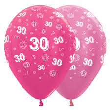 These many pictures of 30th birthday flowers and balloons list may become your inspiration and informational purpose. 12 Inch 30th Birthday Flowers Pink Assorted Latex Balloons 25