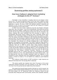 Montevideo found in cadbury products. Mest 4 Essay