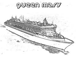 Swanky coloring page cruise ships free cruise ship. Queen Mary Cruise Ship Coloring Pages Netart Queen Mary Cruise Queen Mary Queen Mary Ship
