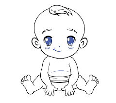 Step by step lesson on how to draw my drawsocute eyes. Cartoon Sk H Easy Baby Drawing Novocom Top