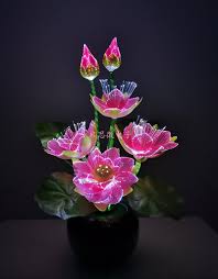> equipping interiorsequipping interiors >led flower potsled flower pots >illuminated led plant illuminated furniture led. Led Flower Lights Lotus Light Buddha Lamp Fo Lamp Novelty Artistic Optical Fiber Flower Led Flower Light Led Light Flowerflower Led Aliexpress