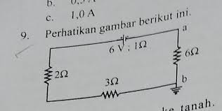 Besar Kuat Arus Listrik Yang Melalui Kawat Ab Pada Soal Nomor 9 Adalah A 2 0 Vb 2 5 Vc 3 0 Brainly Co Id