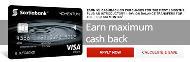 A new feature called early pay will be activated for all fifth third momentum ® checking accounts, including fifth third momentum ® checking plus extra time ® on june 24, 2021 (april 22, 2021 for accounts opened in georgia). Scotiabank Scotia Momentum Visa Infinite Earn 5 Cash Back For The First 3 Months Redflagdeals Com Forums
