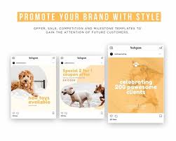 Pets Engagement Booster Instagram Post Template Social Media Posts For Dog And Pet Businesses Dog Instagram Branding For Canva No Photoshop