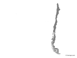 Grey Map Of Chile Free Vector Maps