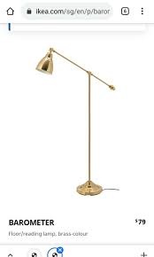 You can easily direct the light where you want it because the lamp arm and head are adjustable. Ikea Barometer Lamp Furniture Home Living Lighting Fans Lighting On Carousell