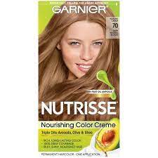 Garnier Nutrisse Nourishing Hair Color Creme 70 Dark Natural Blonde Almond Creme 1 Kit Walmart Com Nourishing Hair Dark Blonde Hair Color Hair Color