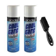 Amazon Com Andis Clipper Care Kit 2 Cool Care Plus 15 5 Oz With A Beauwis Blade Brush Beauty