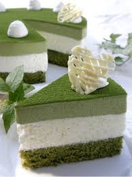 Green Tea And White Chocolate Mousse Cake Recipe White Chocolate Mousse Cake Desserts Dessert Recipes