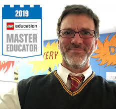 John Thomas, grade 1-2 teacher at the Wells Memorial School in Harrisville,  has been selected by LEGO Education for the 2019 cohort of its U.S. LEGO  Education Master Educator Program! The ambassador