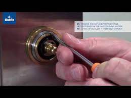 You can choose the temperature before tur. Shower Panel Replacement Of A Thermostatic Cartridge Youtube