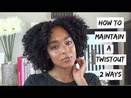 How To Maintain A Twist Out Overnight 2 Ways Youtube Natural Hair Styles Hair Videos Twist Outs