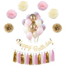 Celebrate that special 50th birthday with a beautiful 50th birthday black & pink sparkle balloon or balloon bouquet. Birthday Decoration Balloons In Gold Pink Female 30th 40th 50th Birthday Party Supplies Birthday Happy Birthday Banner Rose Gold Confetti Balloons Paper Flowers Tassel Garland Buy Online In Bahamas At Bahamas Desertcart Com Productid 145163123