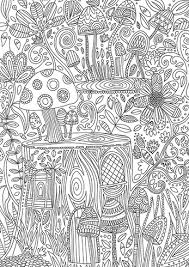 Toadstools Cc820 By Carte Coloring Books Coloring Pages Calm Art