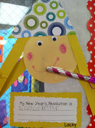 Literacy Activity Write Resolution And Name Classroom Crafts Christmas Kindergarten Holiday Lessons