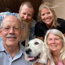 While Robin deals with her next eight weeks of chemo, Rob Winebrenner will  be right beside her, walking the dogs or binging Netflix. "I'm very much in  love with her," he told