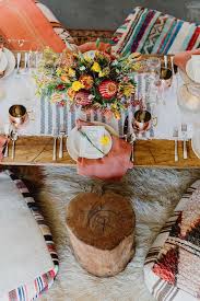 Bohemian Tablescape Ideas 100 Layer Cake Bohemian Table Table Settings Bohemian Table Settings