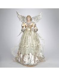 Maybe you would like to learn more about one of these? Christmas Angel Tree Topper 10 Light 16 Inch Platinum Angel Digs N Gifts