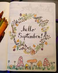 Hello September Bullet Journal September Bullet Journal Art Bullet Journal Month