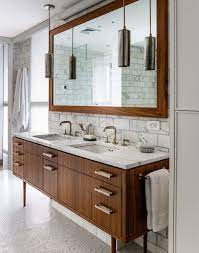 Authentic reproduction sink faucets add a visual impact to your home. 37 Amazing Mid Century Modern Bathrooms To Soak Your Senses Stylish Bathroom Mid Century Modern Bathroom Midcentury Modern Bathroom