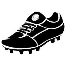 Black And White Soccer Cleats Clipart Generally Soccer Cleats Are Usually Narrower Than Other Types Of Athletic Shoes And This Supports Greater Contro Soccer Silhouette Shoes Vector Football Shoes