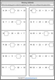 Subtraction Addition Skill Practice Easyteaching Net