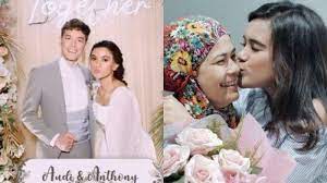 Audi yang mengenakan gaun pengantin putih dan anthony berbalut tuxedo dengan warna serupa tampak bak pangeran serta putri yang mengagumkan. Audi Marissa Ungkap Penyebab Ibu Orangtua Anthony Xie Tak Hadiri Pernikahannya Bongkar Isi Chat Tribunnewsmaker Com
