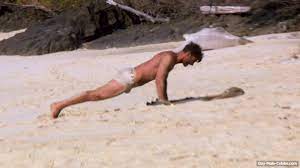 Marco D'Andrea Nude And Wet Underwear In 'Treasure Island' With Bear Grylls  - Gay-Male-Celebs.com