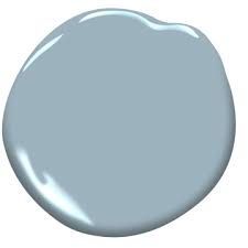It is bright and airy and has just the tiniest hint . Slate Blue 1648 Benjamin Moore