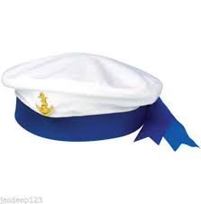 Sailor Captain Blue Hat Fancy Dress Navy Marine Unisex Cap Costume Sea Anchor Ebay In 2021 Sailor Hat Navy Hats Sailor Fancy Dress