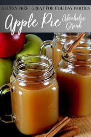 Cleaner Apple Pie Alcoholic Drink Regain Your Sparkle Recipe Thanksgiving Cocktail Recipes Healthy Cocktails Alcoholic Drinks