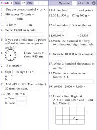 Mental Math Grade 4 Day 27 Mental Maths Worksheets Mental Math Math